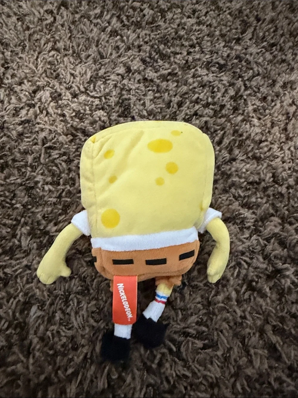 Nickelodeon SpongeBob SquarePants Yellow Plush with Red Tie